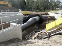 Welding large diameter pipe with crotch plates