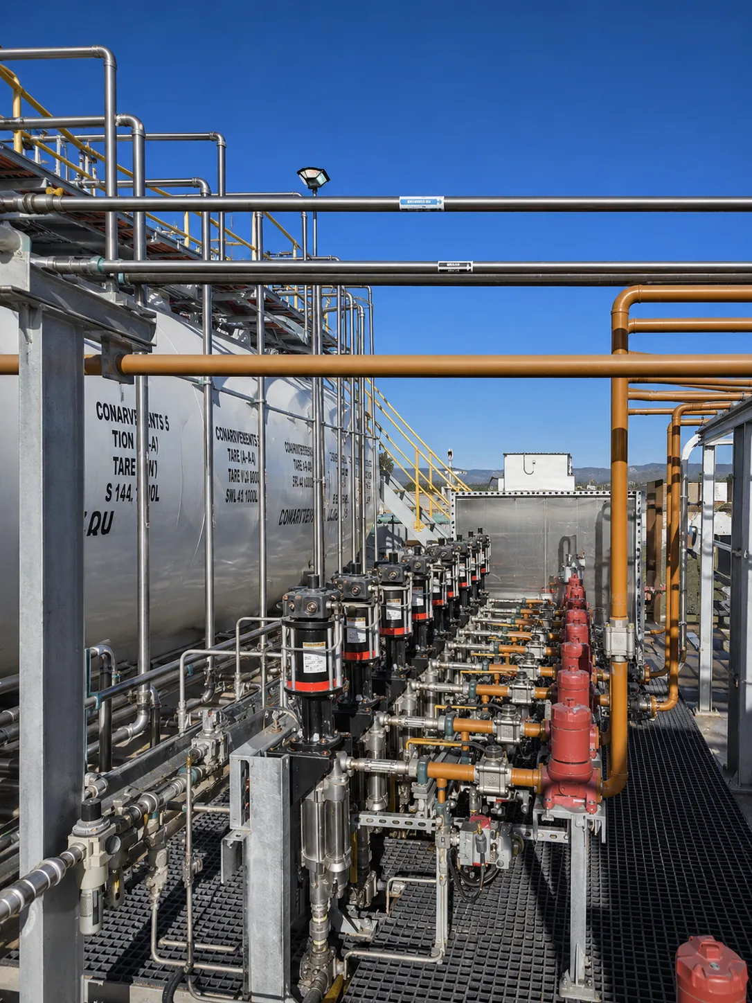 Pump station process piping