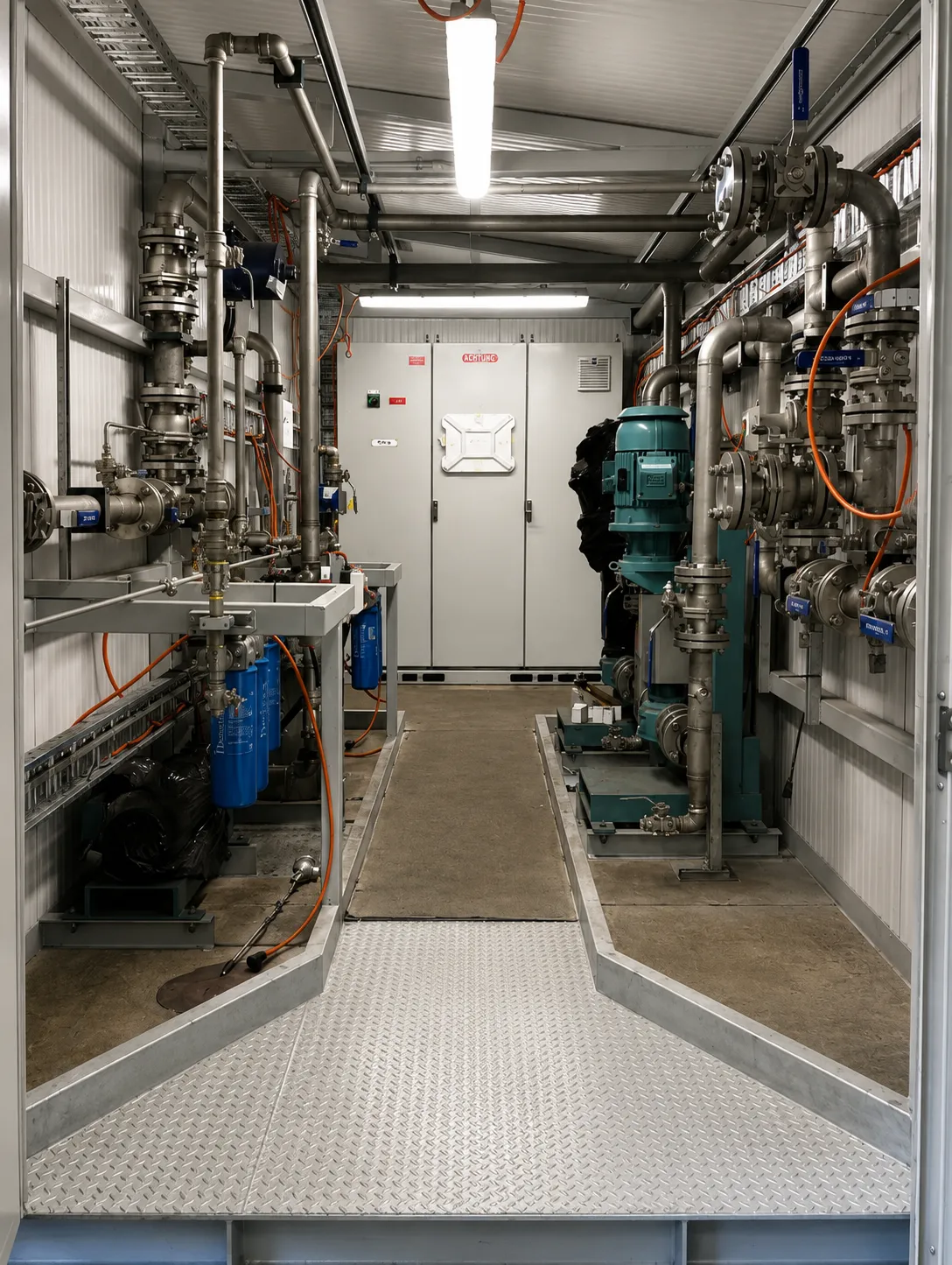 Large-diameter piping intersection fabricated by HWM Engineering